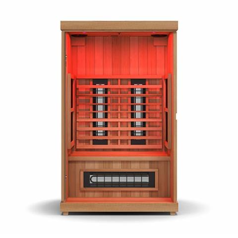 Finnmark FD-2 Full-Spectrum Infrared Sauna  2-Person Home Infrared Sauna, 48”W x 44”D x 78”H