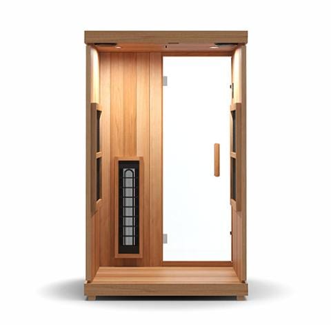 Finnmark FD-2 Full-Spectrum Infrared Sauna  2-Person Home Infrared Sauna, 48”W x 44”D x 78”H