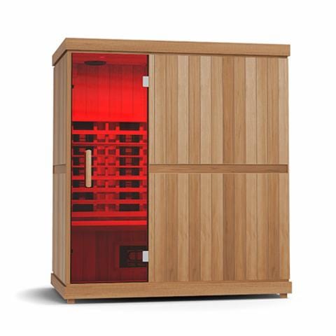 Finnmark FD-3 Full Spectrum Infrared Sauna   4-Person Home Infrared Sauna, 72"W x 46"D x 78"H