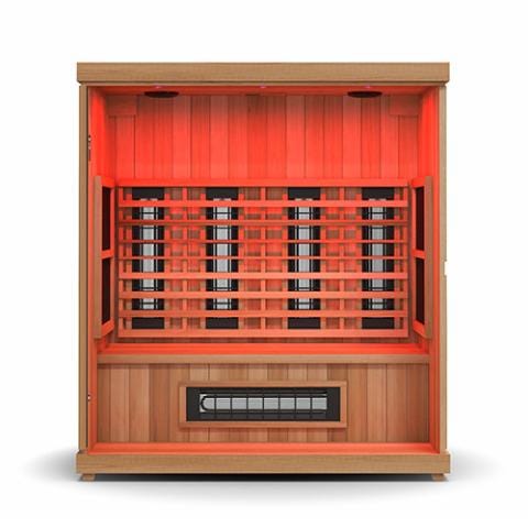 Finnmark FD-3 Full Spectrum Infrared Sauna   4-Person Home Infrared Sauna, 72"W x 46"D x 78"H