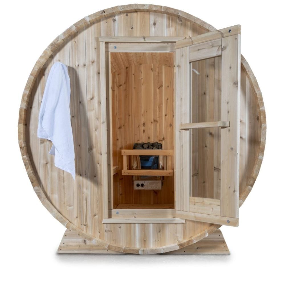 Dundalk LeisureCraft Canadian Timber Harmony Outdoor Barrel Sauna