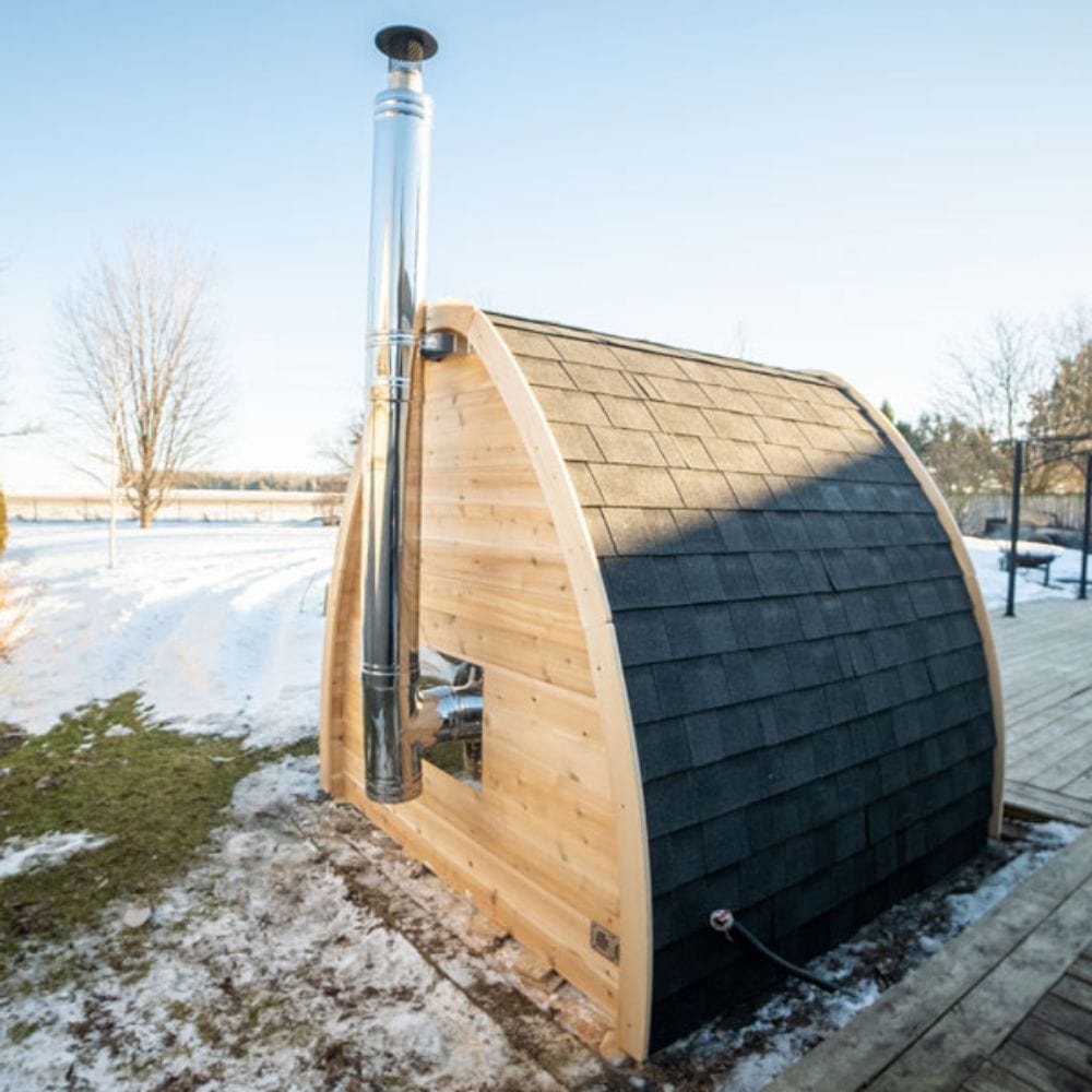 Dundalk LeisureCraft Canadian Timber MiniPOD Outdoor Sauna