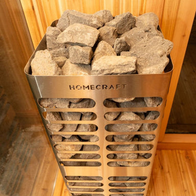 Holds up to 200 pounds of rocks with inner air-flow chamber design.