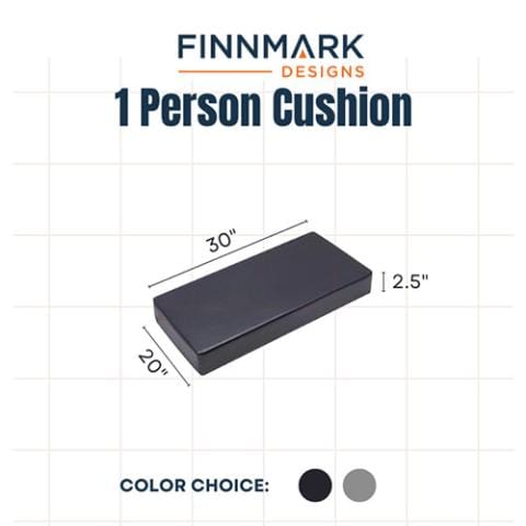 Finnmark FD-1 Sauna Cushion Sauna Cushion,1 Person, Marine Grade Vinyl