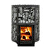 Harvia Legend 240GF GreenFlame Series 15.9kW Wood Sauna Stove, front view