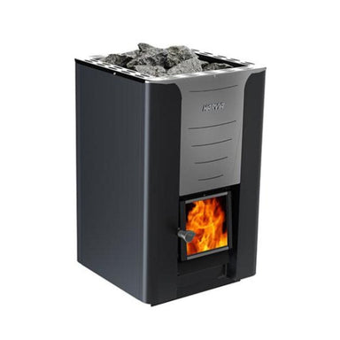 The Harvia Pro 36 wood-burning sauna stove is perfect for large-sized saunas