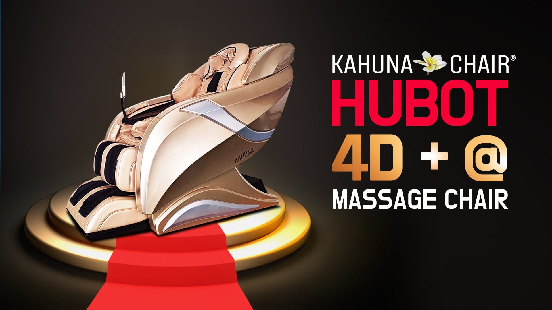 Kahuna Massage Chair 4D+@ HSL-Track Voice Recognition Zero-Gravity Full-Body Massage Chair, Tablet Remote Hubot4D