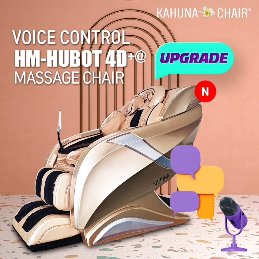 Kahuna Massage Chair 4D+@ HSL-Track Voice Recognition Zero-Gravity Full-Body Massage Chair, Tablet Remote Hubot4D