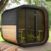 Premium quality materials are evident everywhere on Cube-Series Saunas