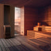 Harness the power of intense, dry heat for an authentic Finnish sauna. Its huge rock mass radiates intense, consistent heat