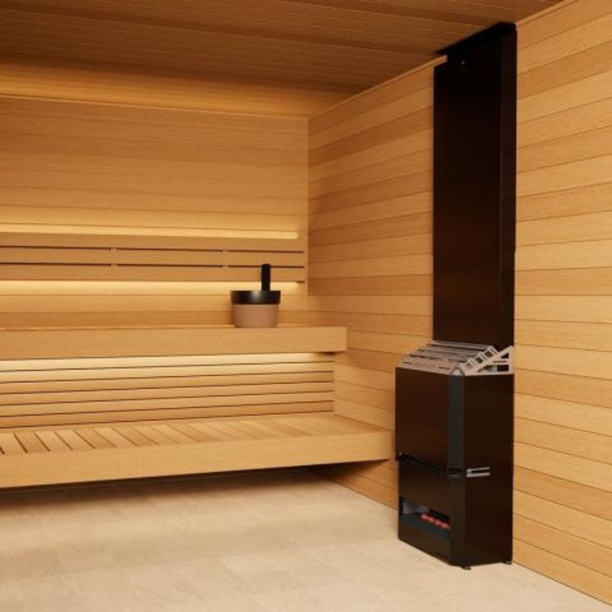 Oxygenated airflow allows for the yoga sauna experience