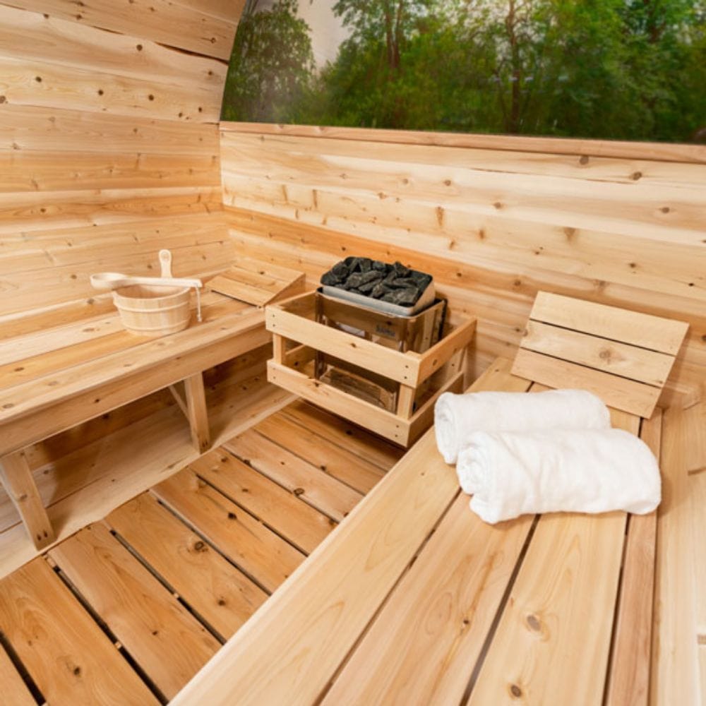 Dundalk LeisureCraft Canadian Timber Serenity MP Barrel Sauna