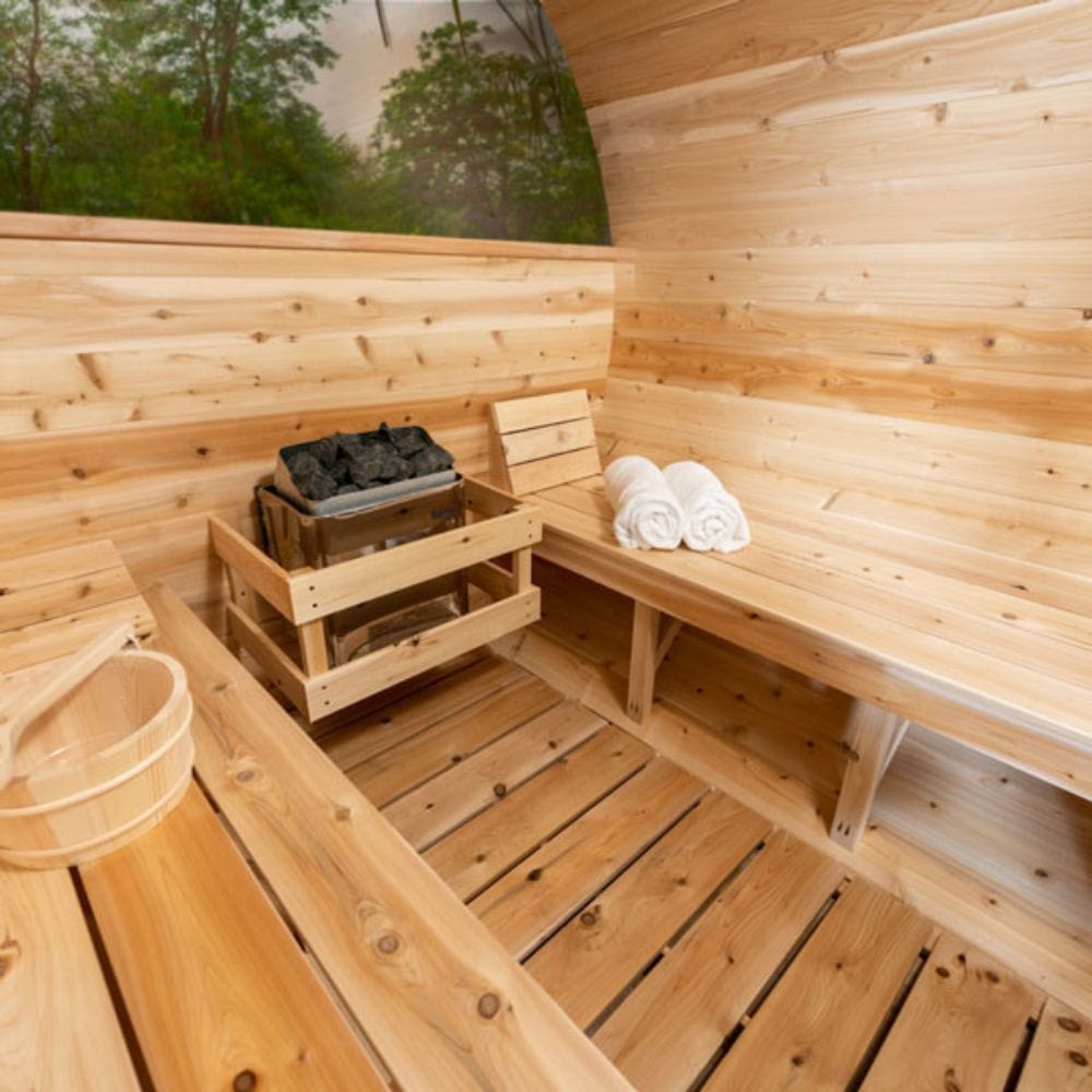 Dundalk LeisureCraft Canadian Timber Tranquility MP Barrel Sauna