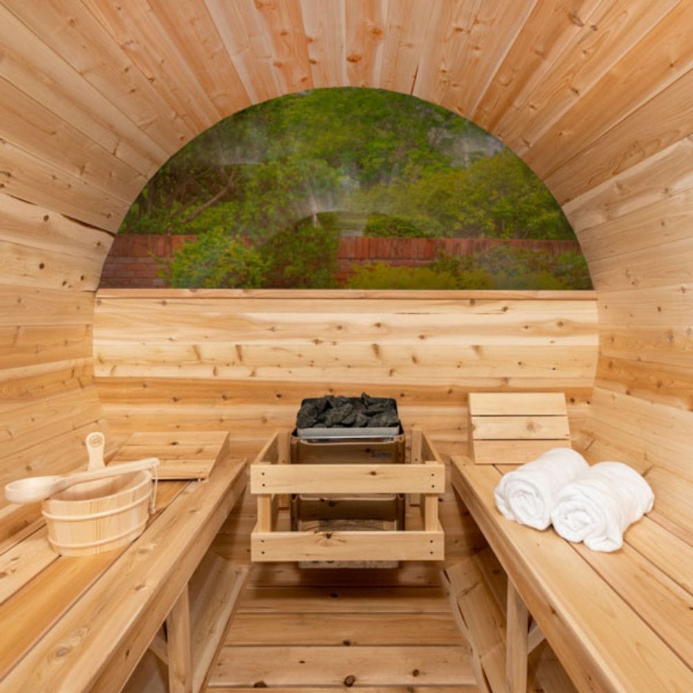 Dundalk LeisureCraft Canadian Timber Tranquility MP Barrel Sauna