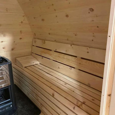 Perfect for relaxing with friends or family, each large pod sauna is designed for comfort and ultimate relaxation.