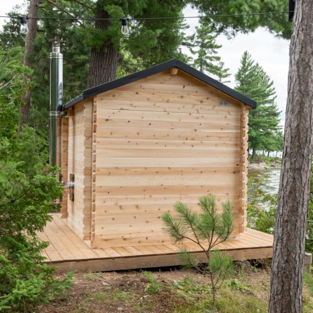 Dundalk LeisureCraft Canadian Timber Georgian Cabin Outdoor Sauna